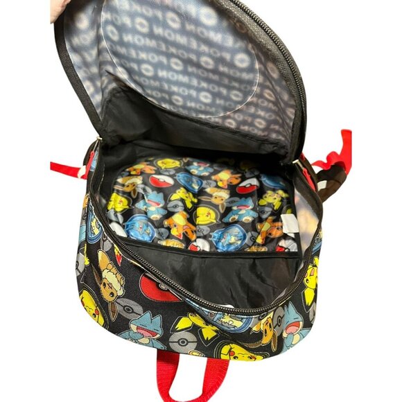 Bioworld Pokemon Kids' 16" Backpack Featuring Pikachu Eevee Charmander Unisex - Picture 6 of 8